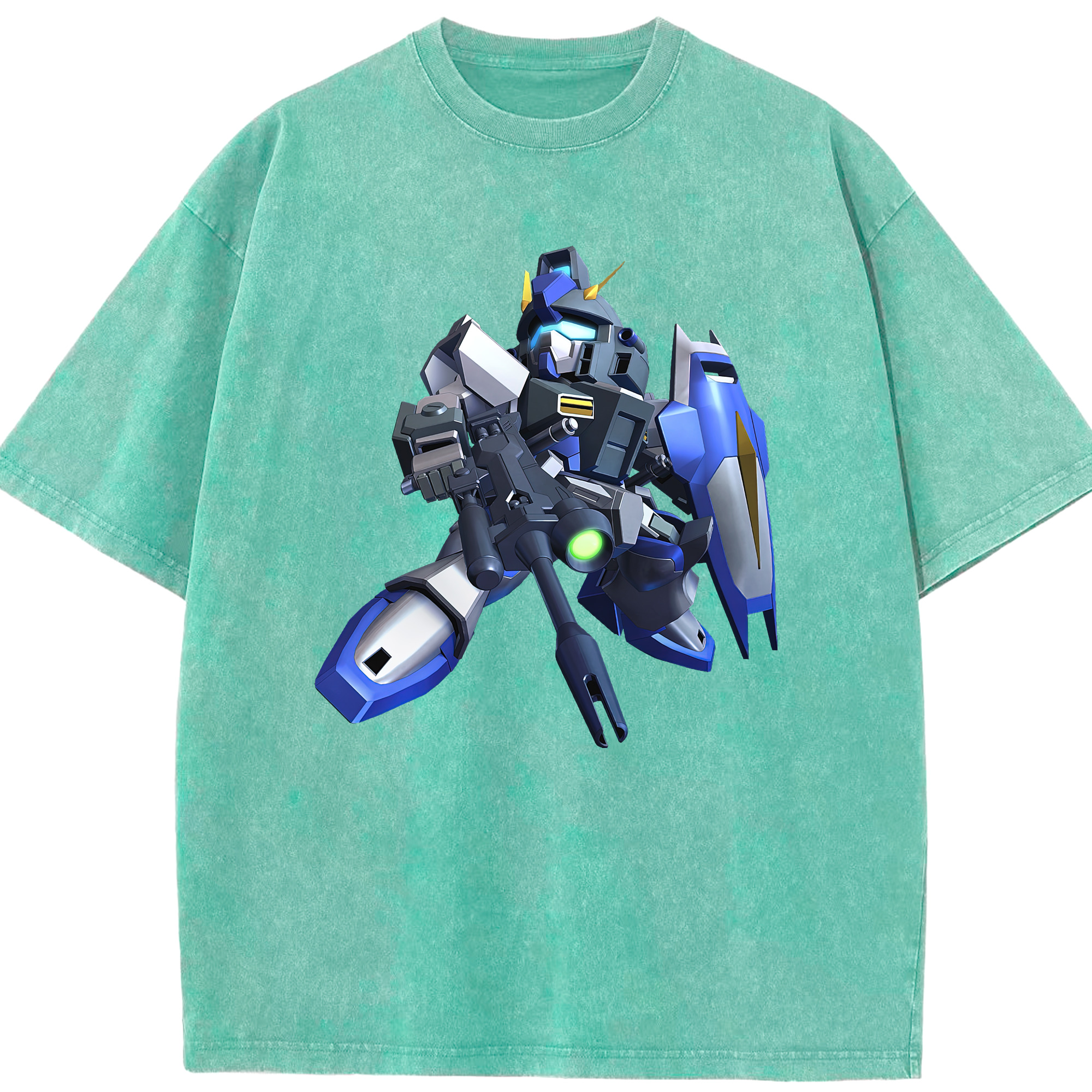 （画像用） 機動戦士ガンダム Mobile Suit Gundam 綿100% ヴィンテージ風 半袖Tシャツ（フロントプリント）